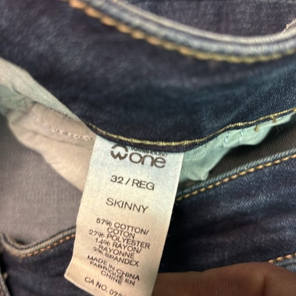Warehouse One Women’s  Skinny jeans Dark Wash Size 32 Reg - Picture 4 of 7